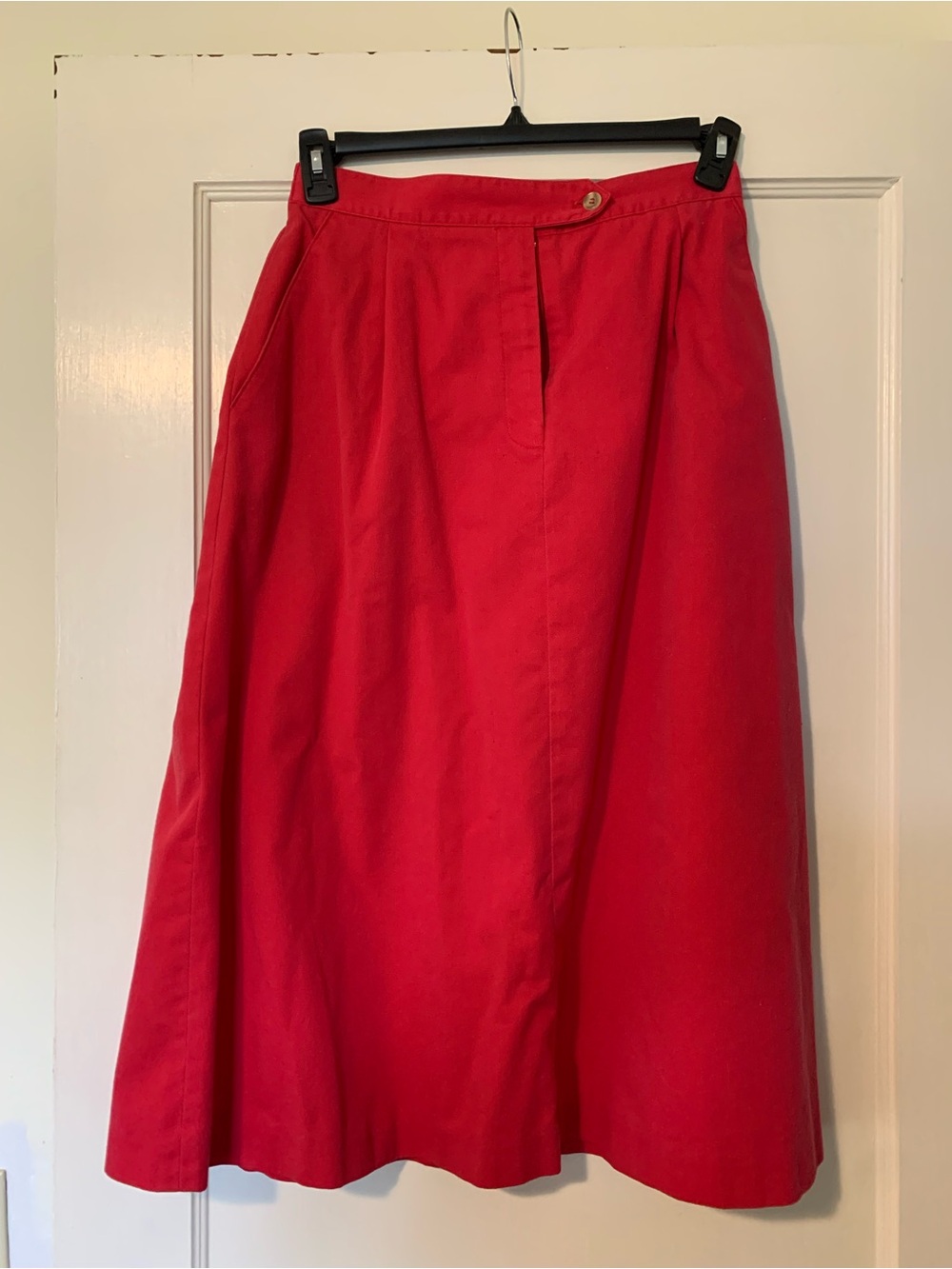 Classic Red A-Line Women's Skirt
